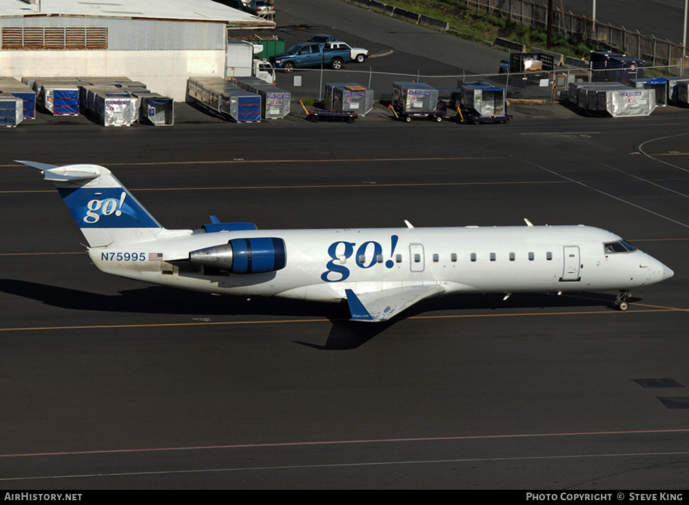 Aircraft Photo of N75995 | Bombardier CRJ-200ER (CL-600-2B19) | Go! | AirHistory.net #584077