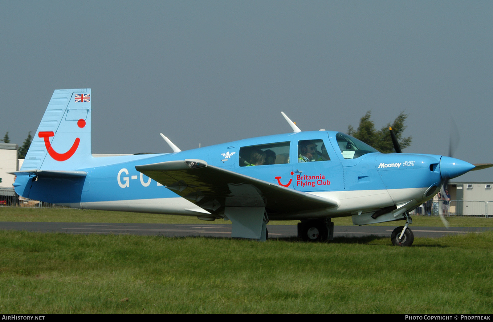 Aircraft Photo of G-OBAL | Mooney M-20J 201 | Britannia Flying Club | AirHistory.net #584079