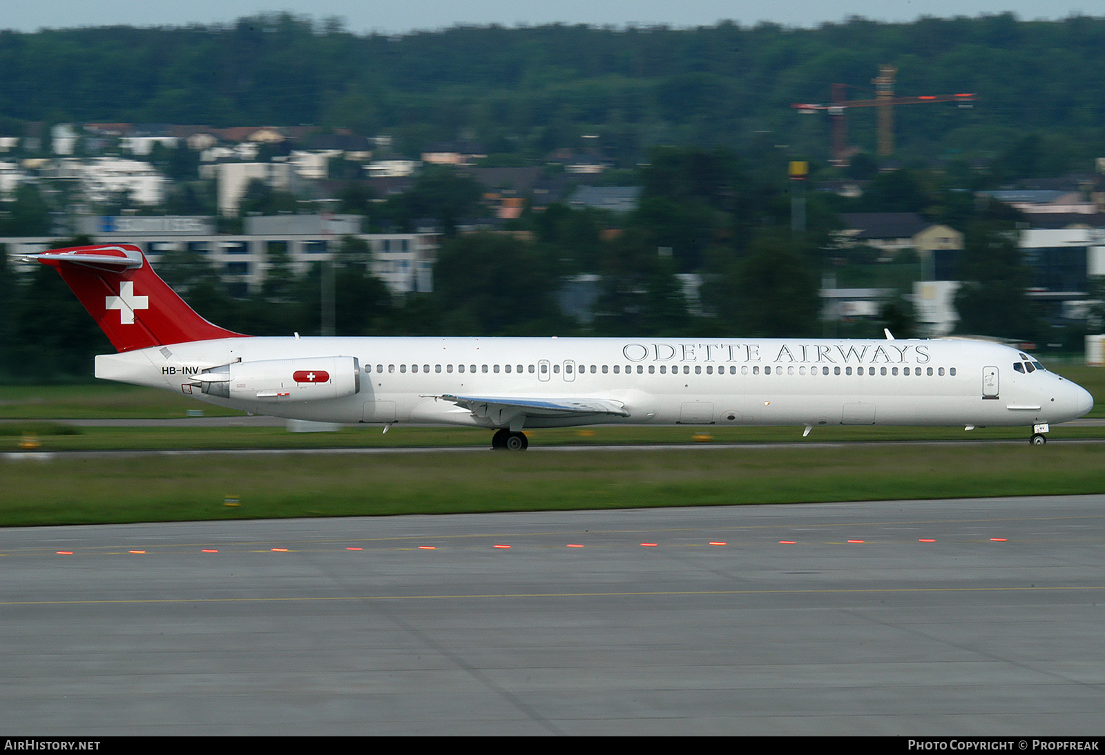 Aircraft Photo of HB-INV | McDonnell Douglas MD-83 (DC-9-83) | Odette Airways | AirHistory.net #584101