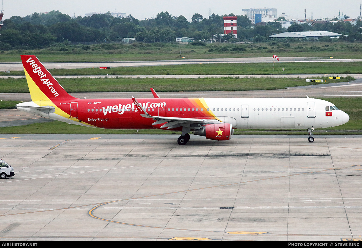 Aircraft Photo of VN-A677 | Airbus A321-211 | VietJet Air | AirHistory.net #584108