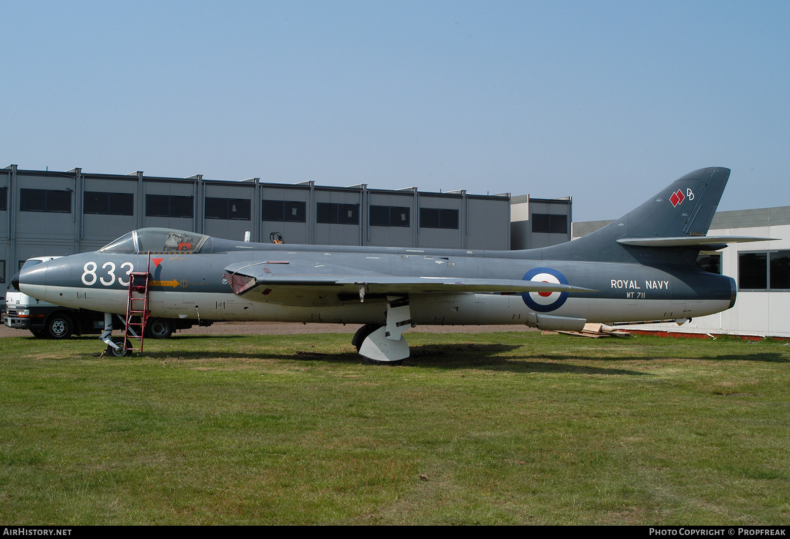 Aircraft Photo of WT711 | Hawker Hunter GA11 | UK - Navy | AirHistory.net #584115