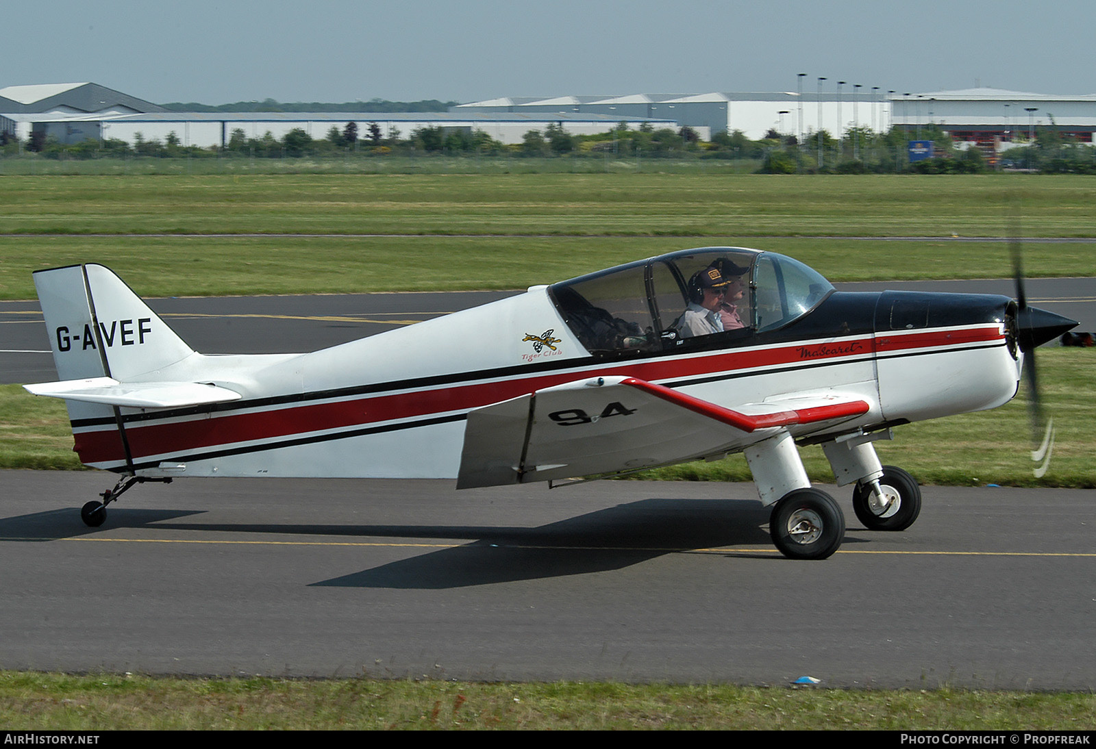 Aircraft Photo of G-AVEF / 94 | SAN Jodel D-150 Mascaret | The Tiger Club | AirHistory.net #584117