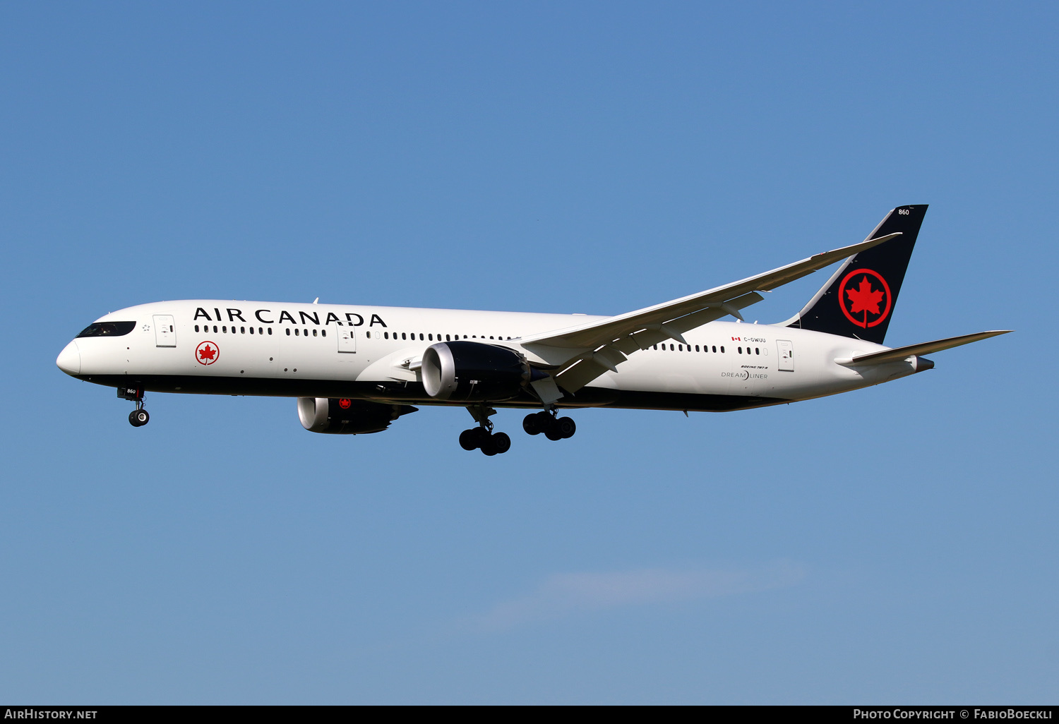 Aircraft Photo of C-GWUU | Boeing 787-9 Dreamliner | Air Canada | AirHistory.net #584118