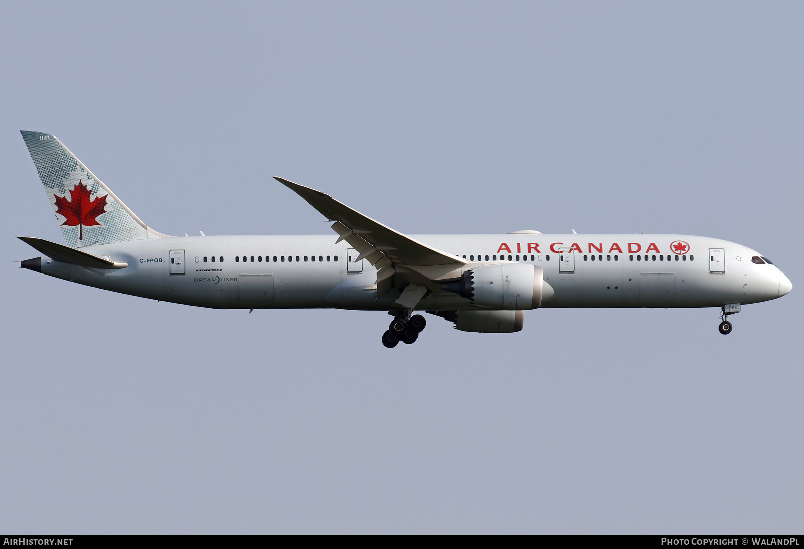 Aircraft Photo of C-FPQB | Boeing 787-9 Dreamliner | Air Canada | AirHistory.net #584124