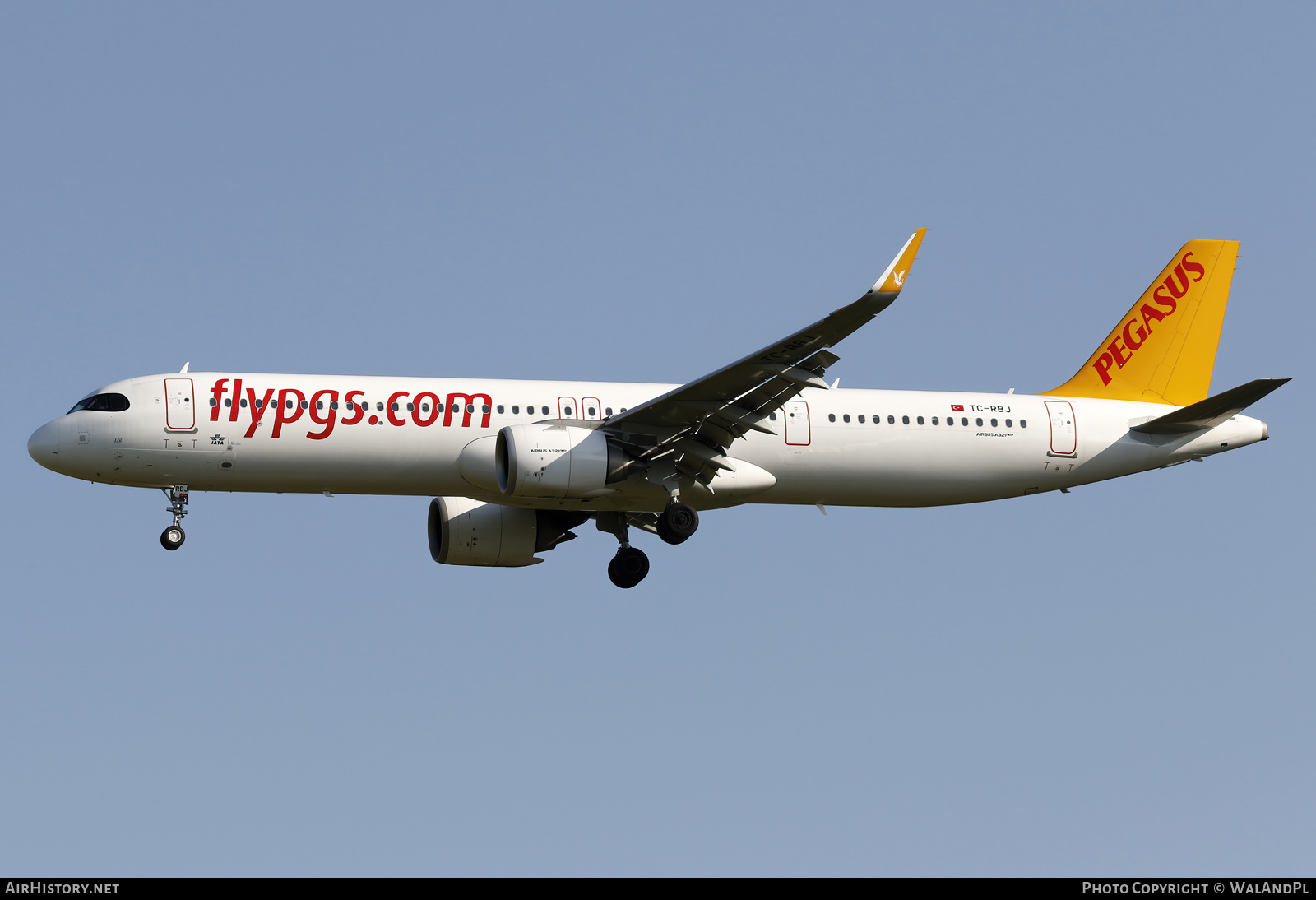 Aircraft Photo of TC-RBJ | Airbus A321-251NX | Pegasus Airlines | AirHistory.net #584128