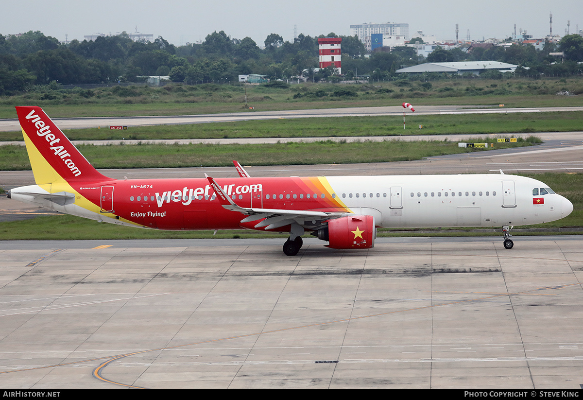 Aircraft Photo of VN-A674 | Airbus A321-271N | VietJet Air | AirHistory.net #584187