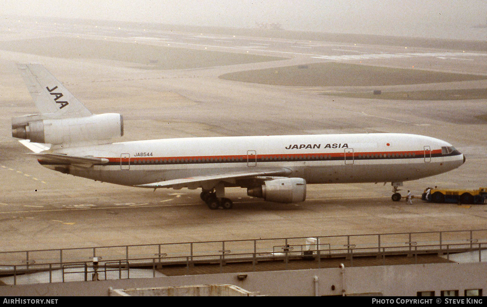 Aircraft Photo of JA8544 | McDonnell Douglas DC-10-40I | Japan Asia Airways - JAA | AirHistory.net #584190