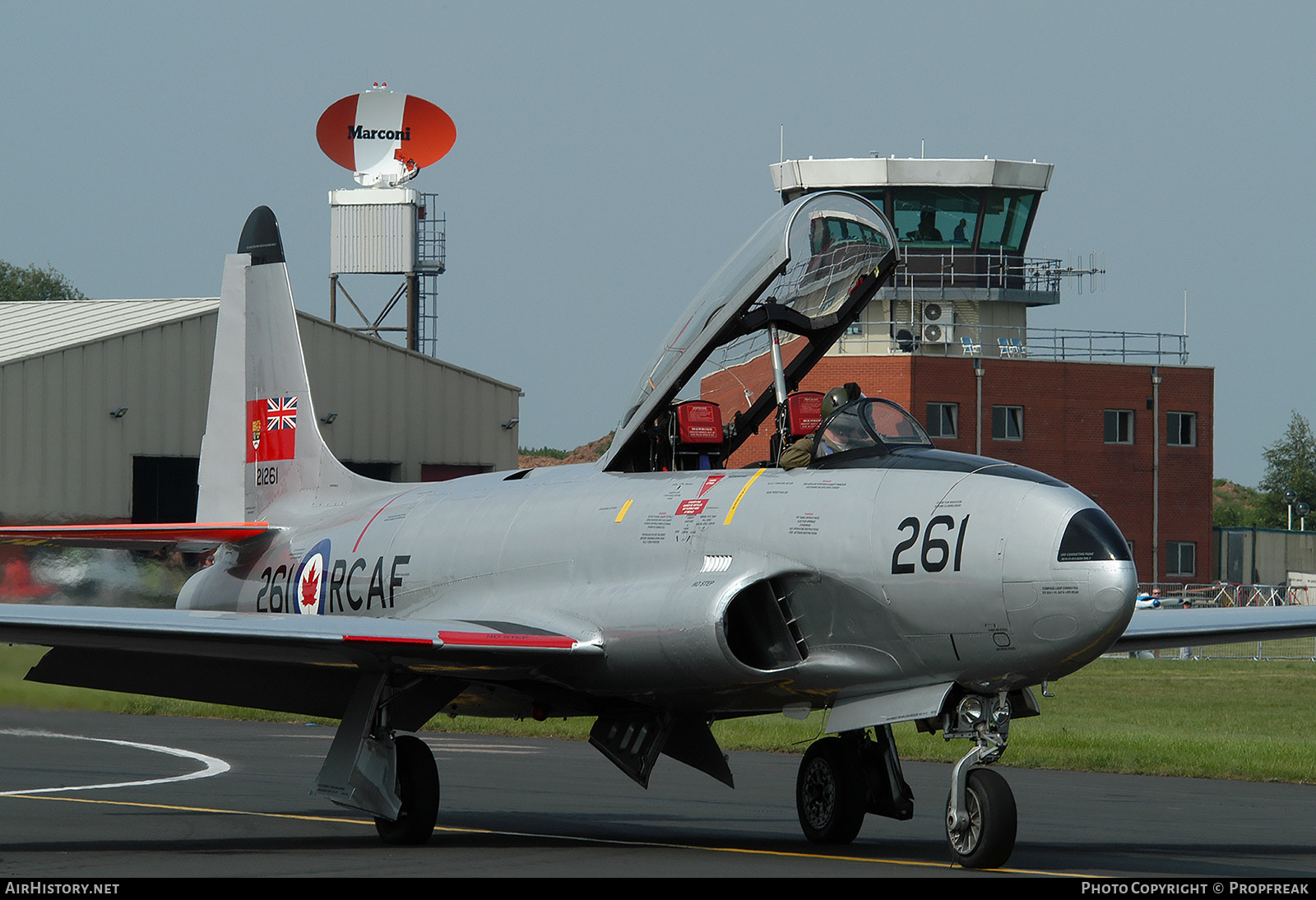 Aircraft Photo of G-TBRD / 21261 | Canadair CT-133 Silver Star 3 | Canada - Air Force | AirHistory.net #584201