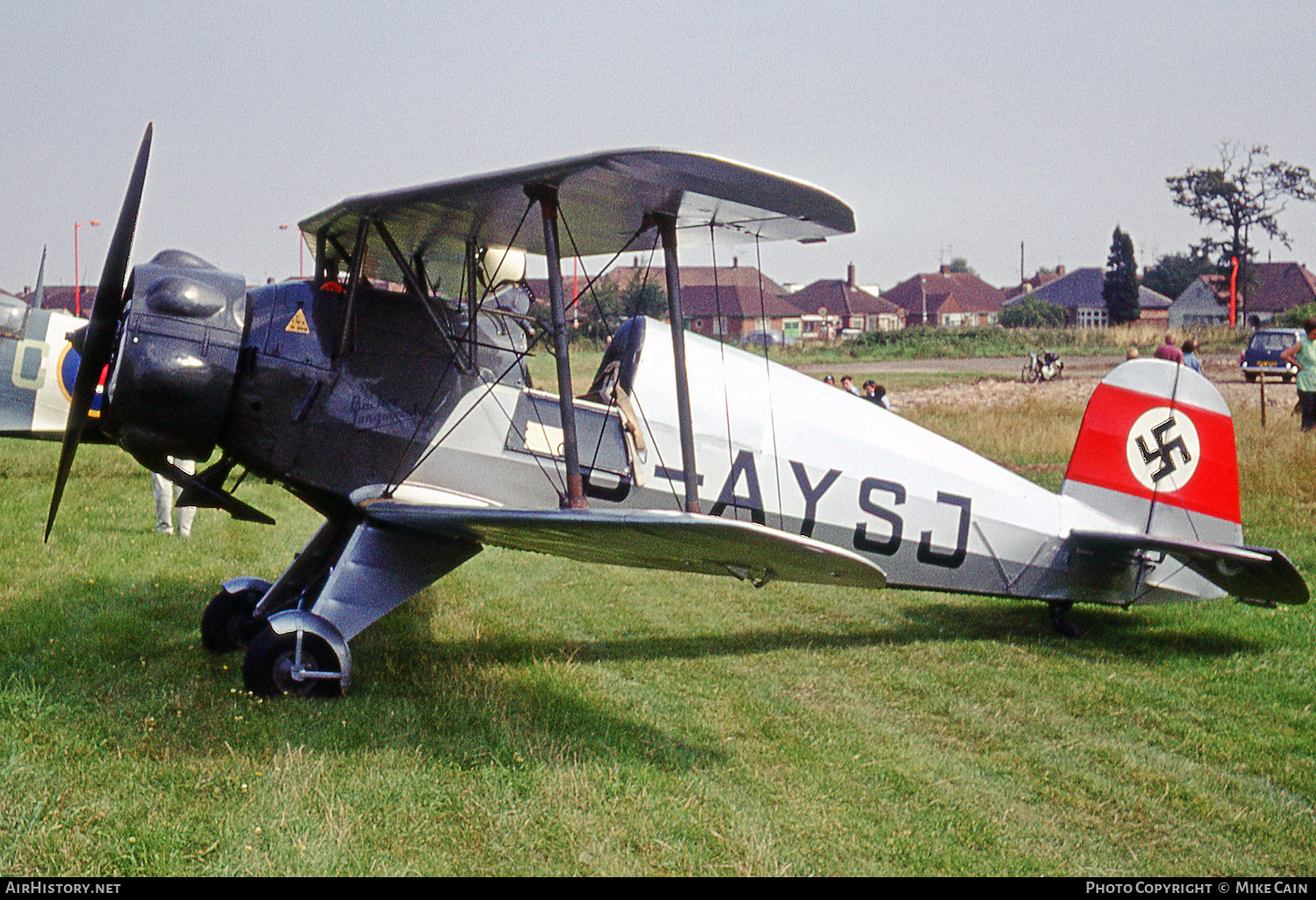 Aircraft Photo of G-AYSJ | Bücker Bü 133C Jungmeister | AirHistory.net #584236