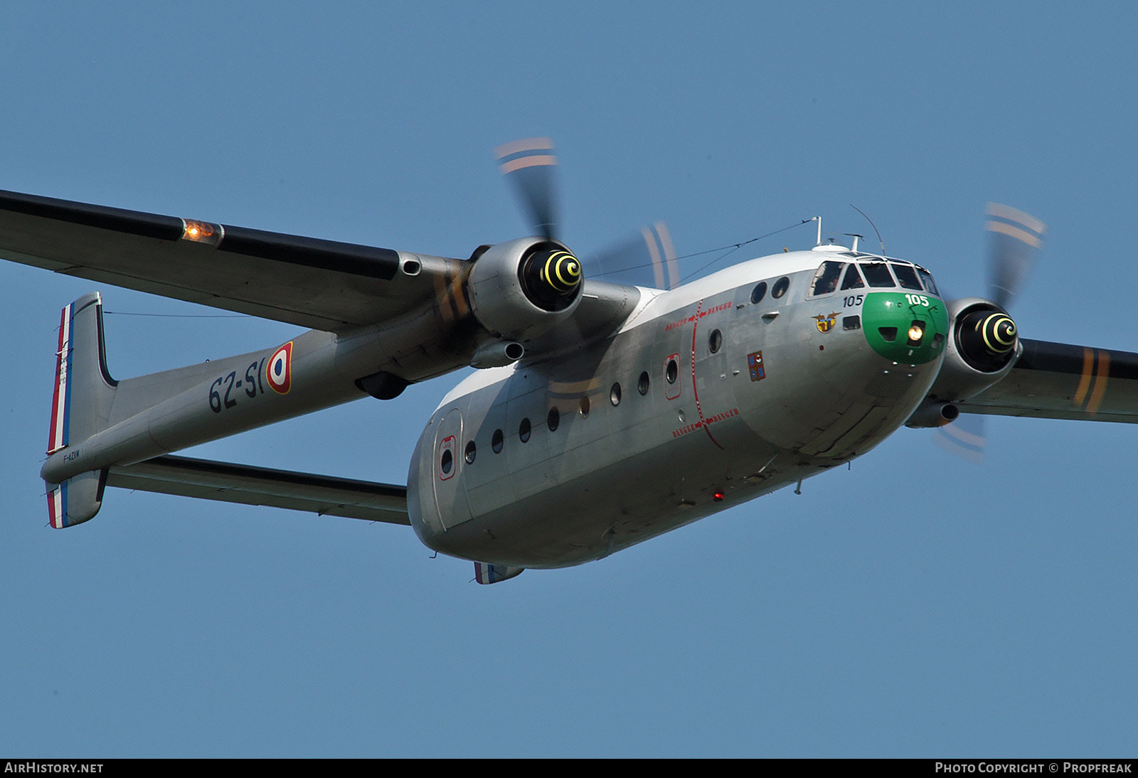 Aircraft Photo of F-AZVM / 105 | Nord 2501F-3 Noratlas | France - Air Force | AirHistory.net #584246