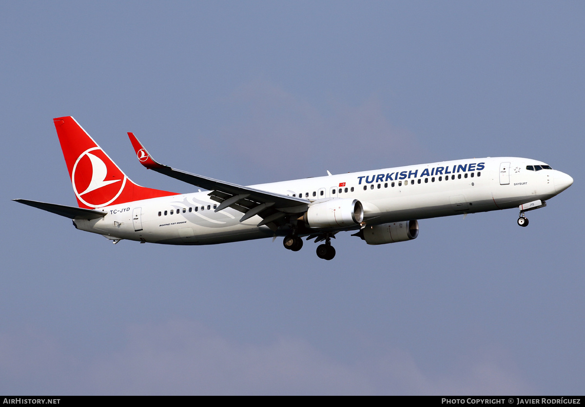 Aircraft Photo of TC-JYD | Boeing 737-9F2/ER | Turkish Airlines | AirHistory.net #584256