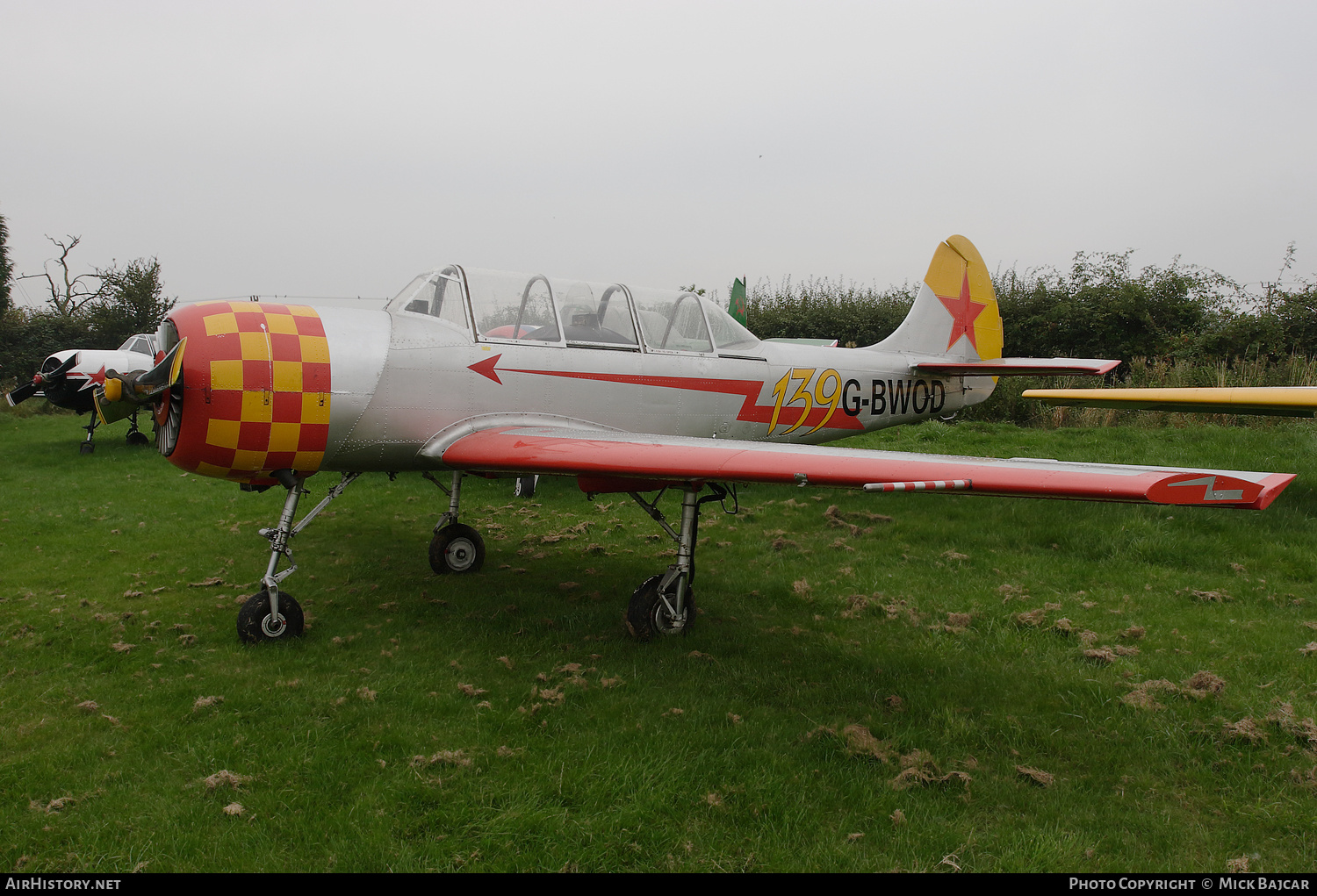 Aircraft Photo of G-BWOD | Yakovlev Yak-52 | Soviet Union - Air Force | AirHistory.net #584265