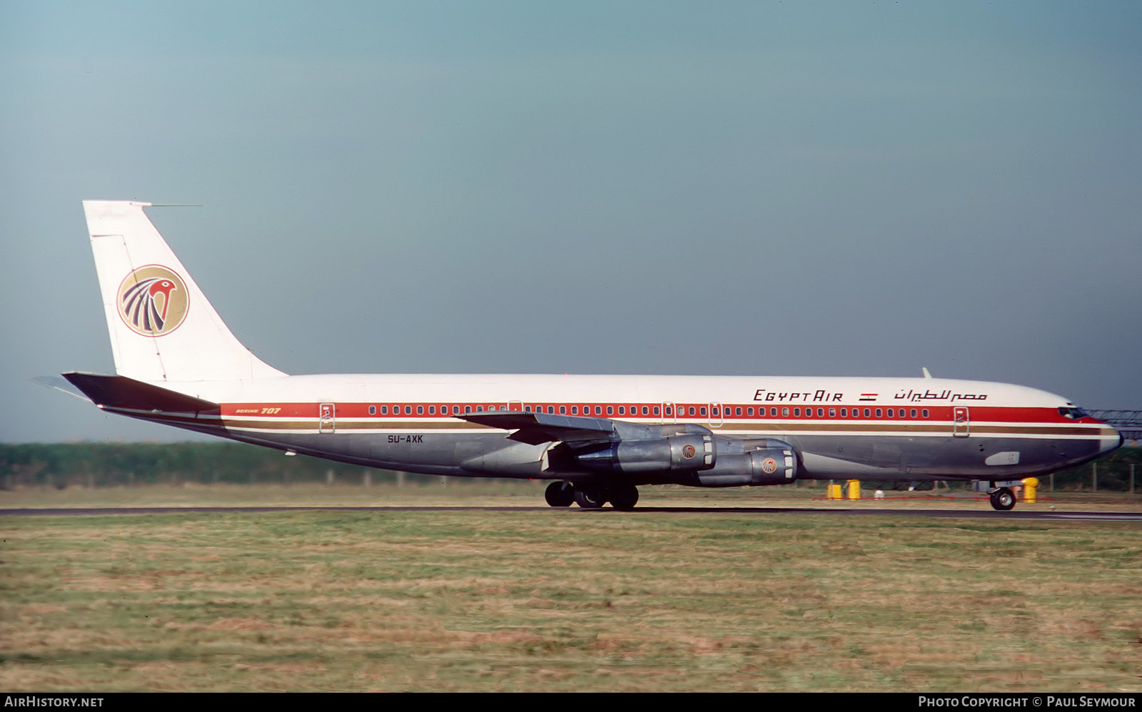 Aircraft Photo of SU-AXK | Boeing 707-366C | EgyptAir | AirHistory.net #584267