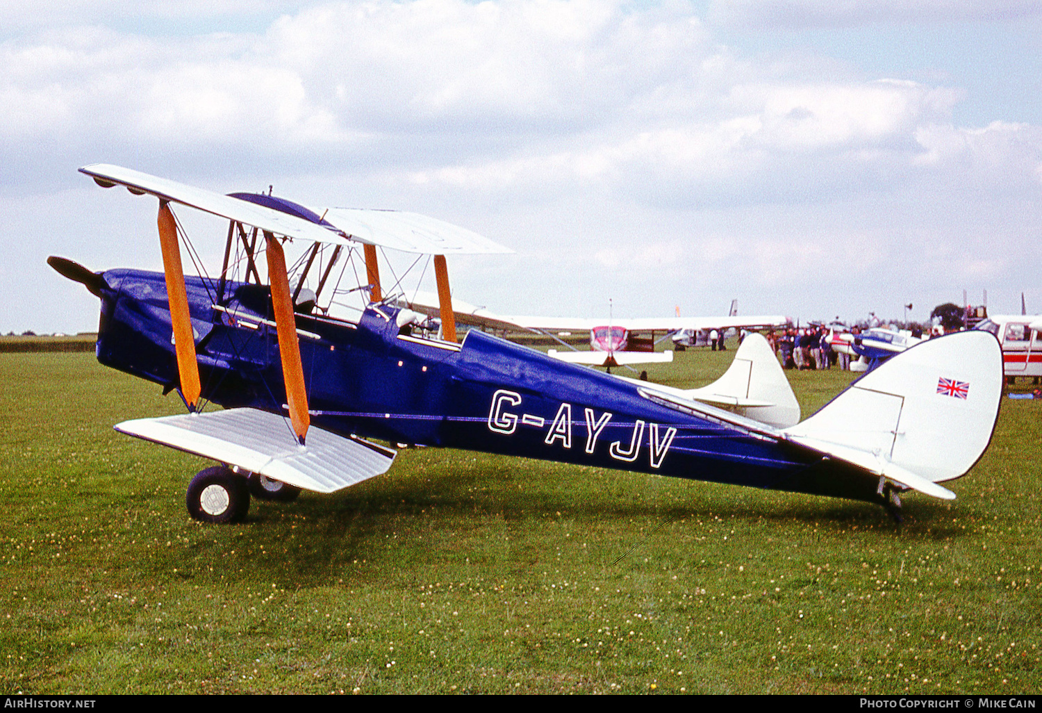Aircraft Photo of G-AYJV | De Havilland D.H. 82A Tiger Moth | AirHistory.net #584276