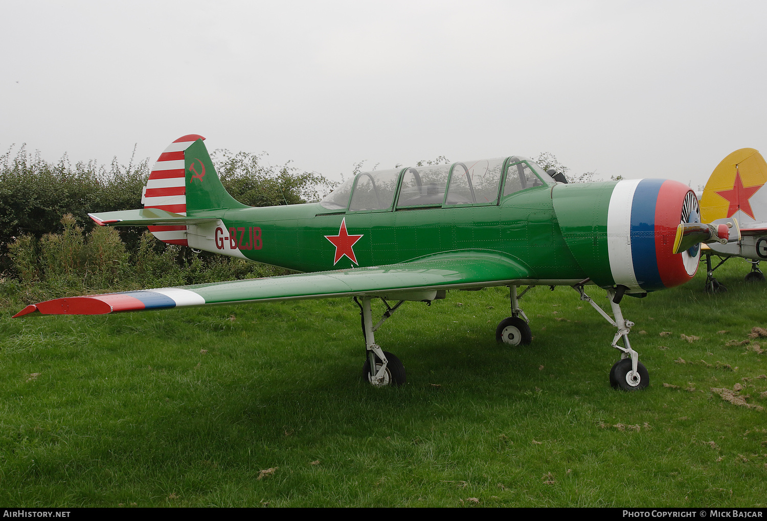 Aircraft Photo of G-BZJB | Yakovlev Yak-52 | Soviet Union - Air Force | AirHistory.net #584314