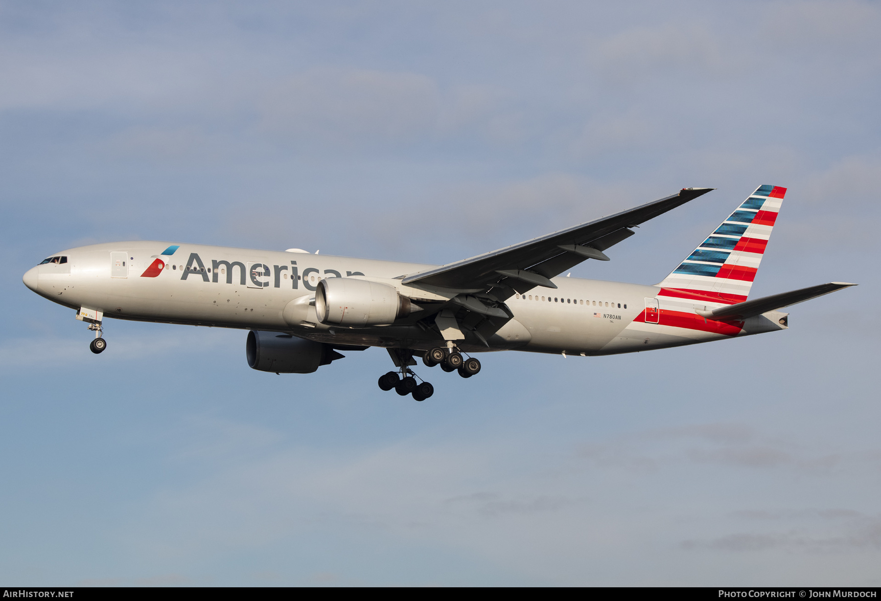 Aircraft Photo of N780AN | Boeing 777-223/ER | American Airlines | AirHistory.net #584378