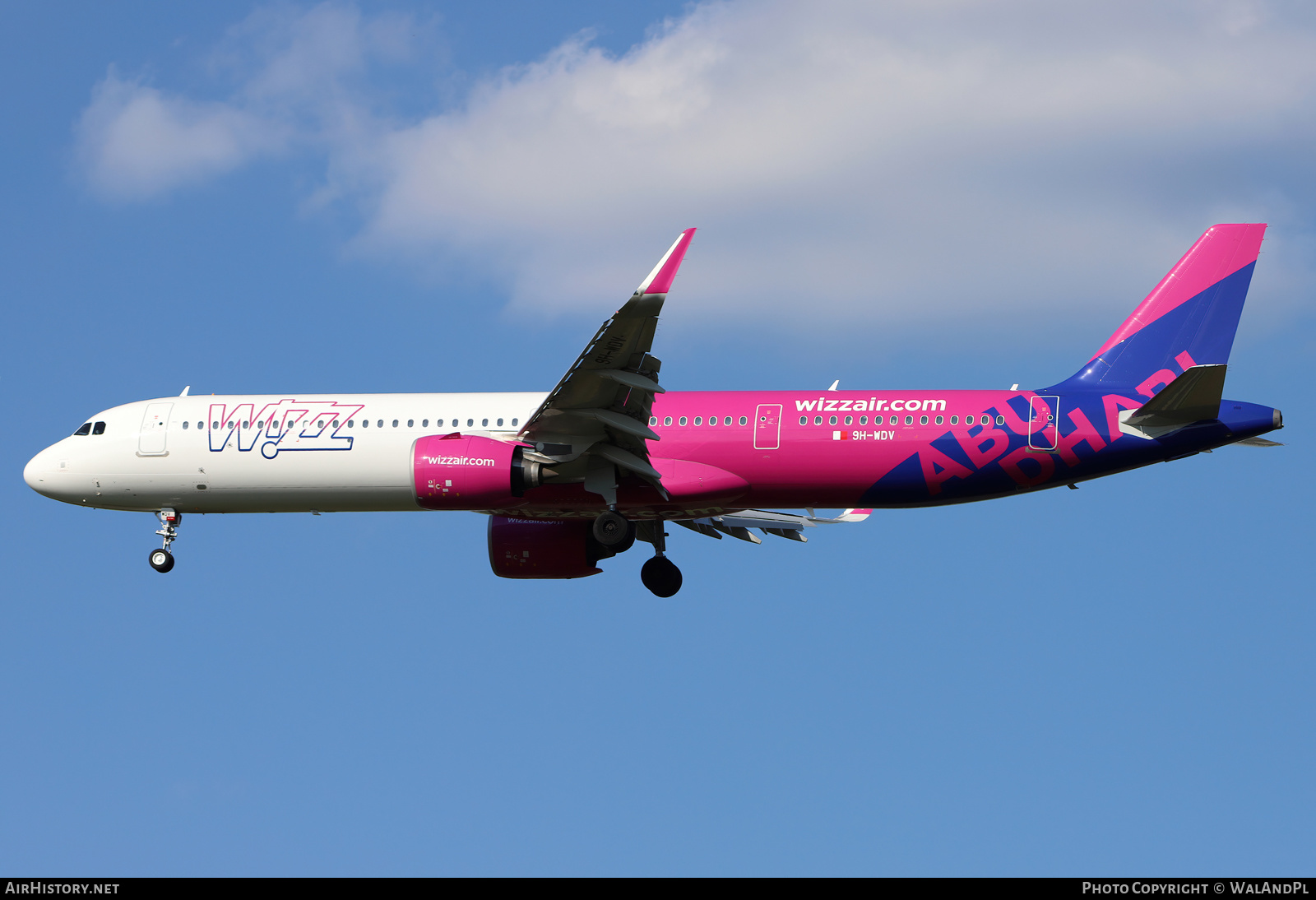 Aircraft Photo of 9H-WDV | Airbus A321-271NX | Wizz Air | AirHistory.net #584387