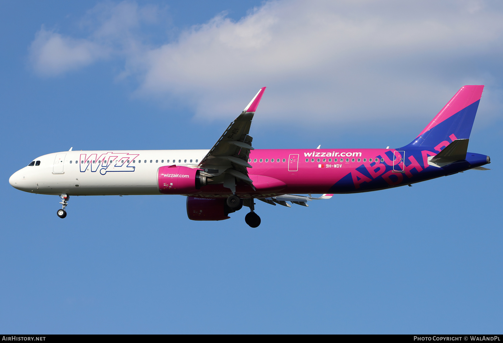 Aircraft Photo of 9H-WDV | Airbus A321-271NX | Wizz Air | AirHistory.net #584387