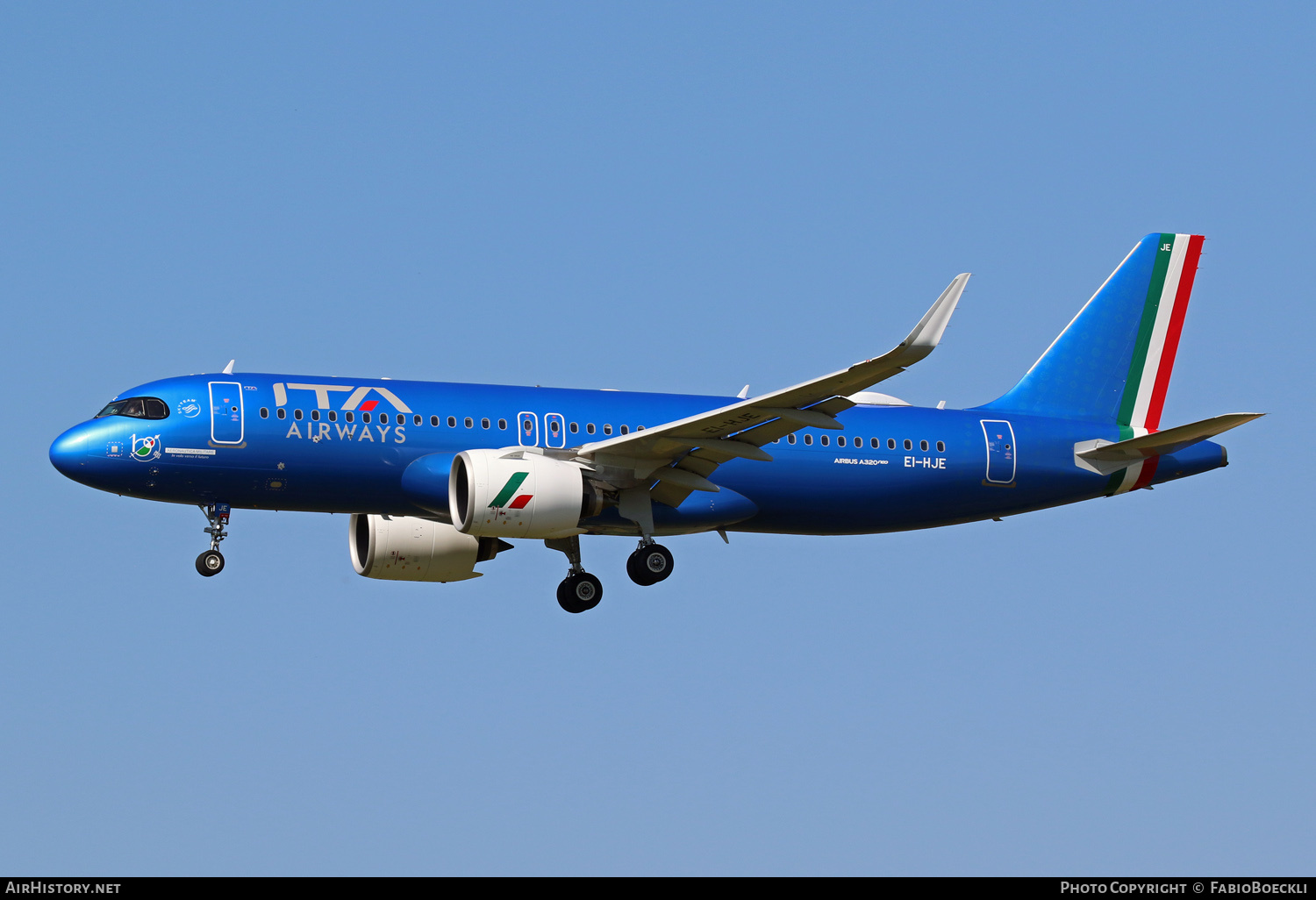 Aircraft Photo of EI-HJE | Airbus A320-271N | ITA Airways | AirHistory.net #584393