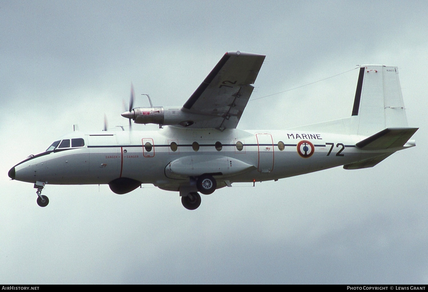 Aircraft Photo of 72 | Aerospatiale N-262E | France - Navy | AirHistory.net #584396