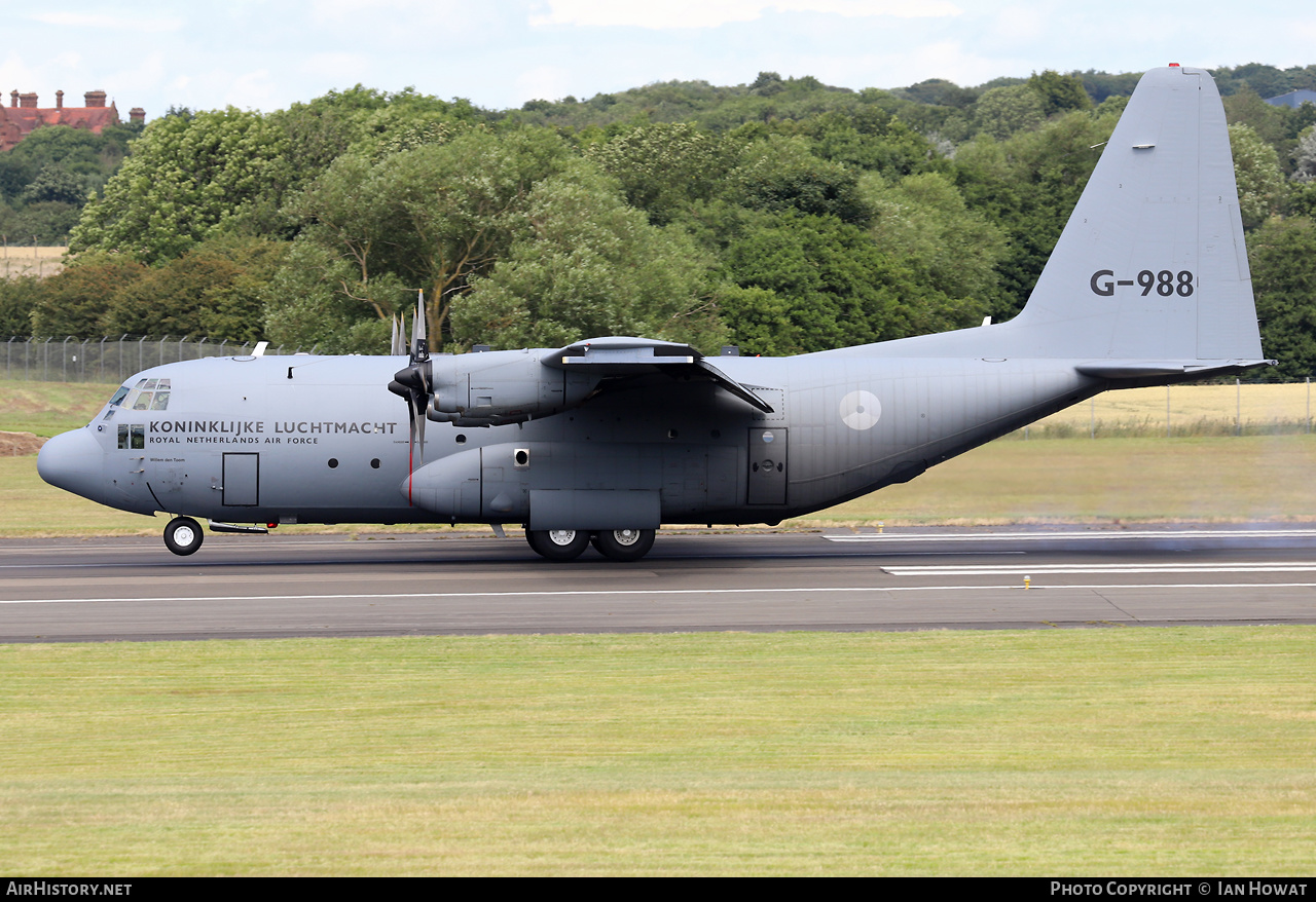 Aircraft Photo of G-988 | Lockheed C-130H Hercules | Netherlands - Air Force | AirHistory.net #584447