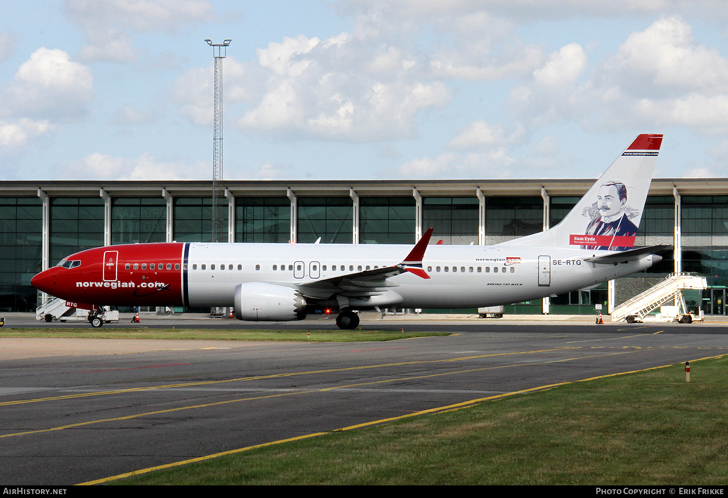 Aircraft Photo of SE-RTG | Boeing 737-8 Max 8 | Norwegian | AirHistory.net #584470