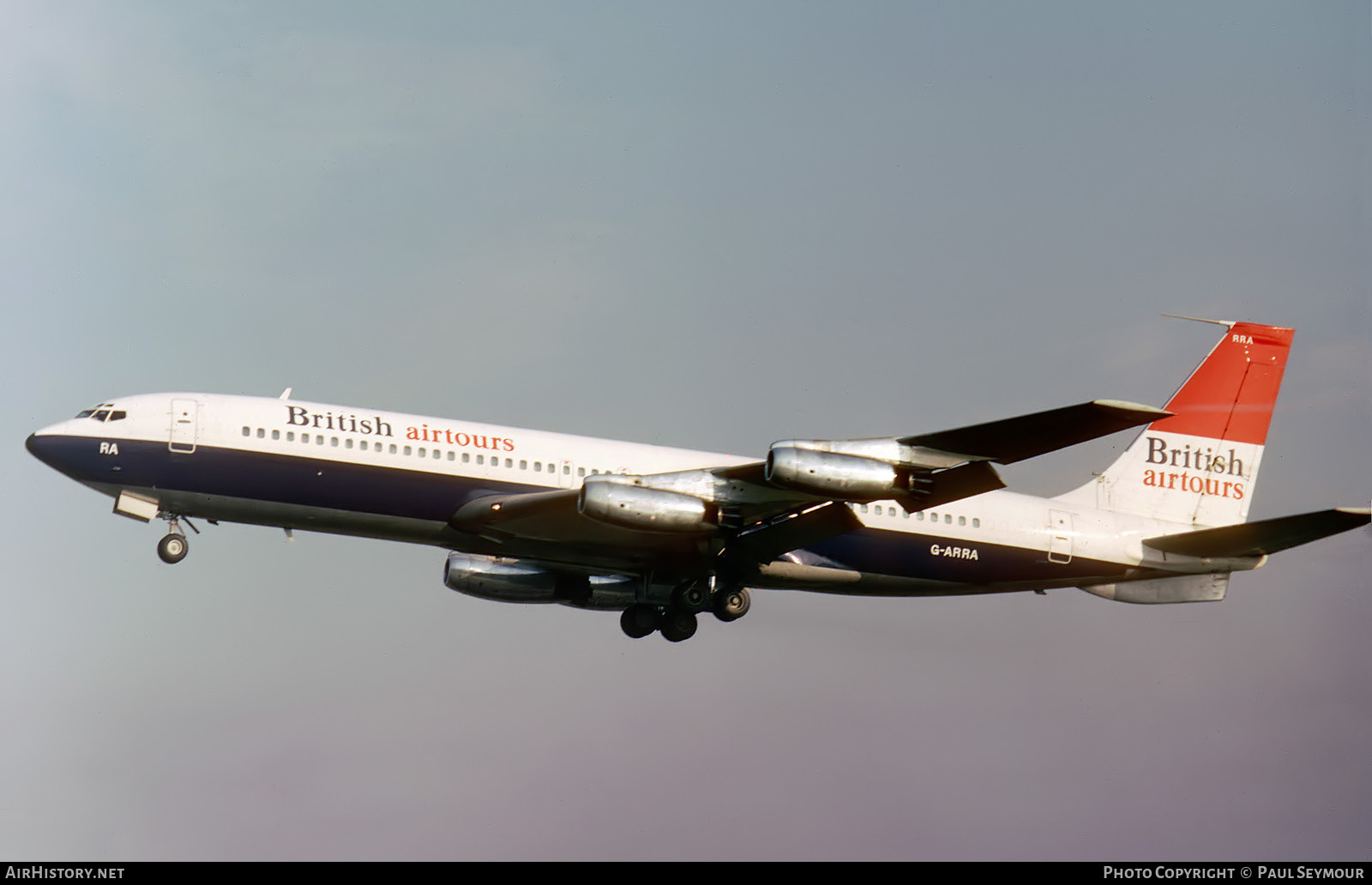 Aircraft Photo of G-ARRA | Boeing 707-436 | British Airtours | AirHistory.net #584482