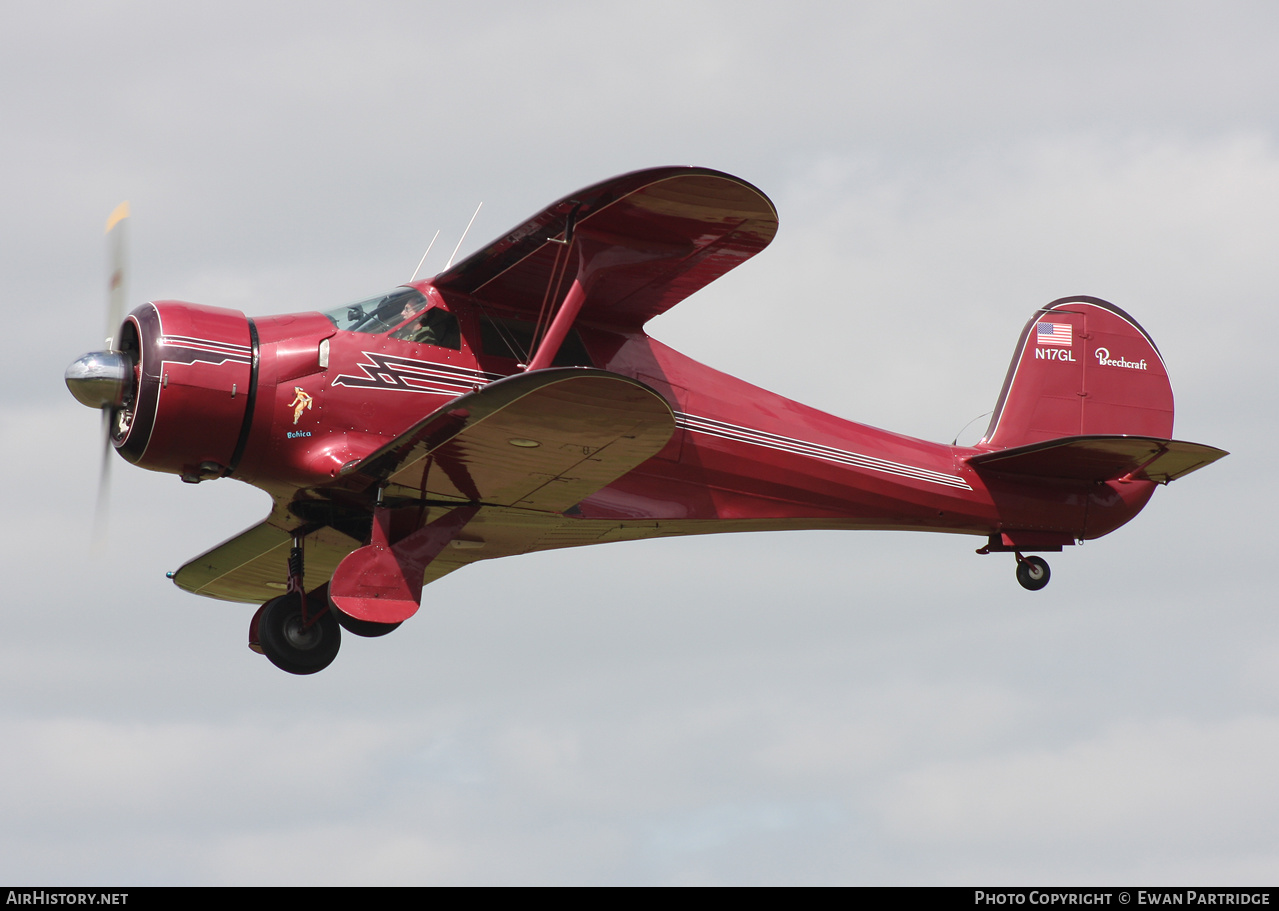 Aircraft Photo of N17GL | Beech D17S | AirHistory.net #584502