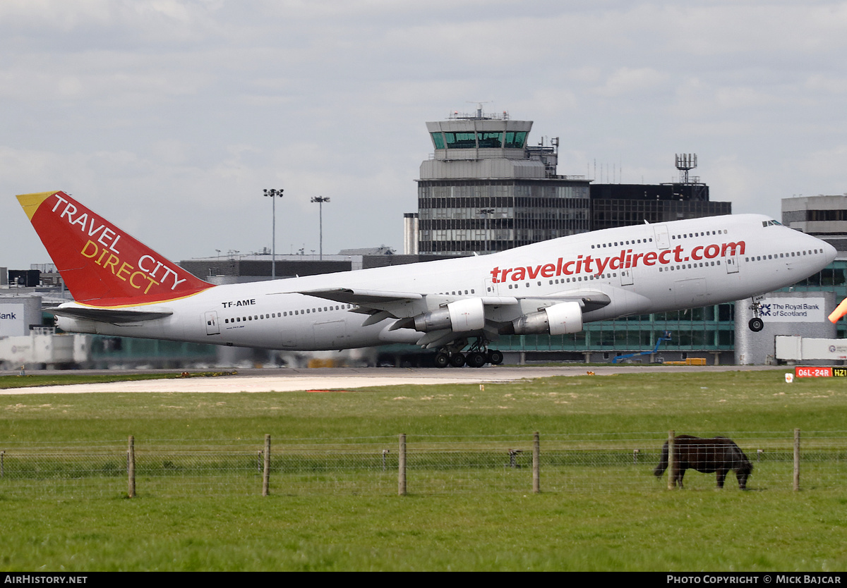 Aircraft Photo of TF-AME | Boeing 747-312 | Travel City Direct | AirHistory.net #584503