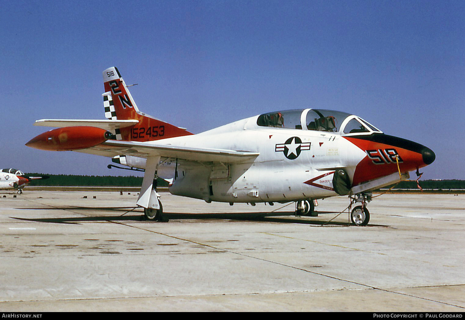 Aircraft Photo of 152453 | North American T-2B Buckeye | USA - Navy | AirHistory.net #584545