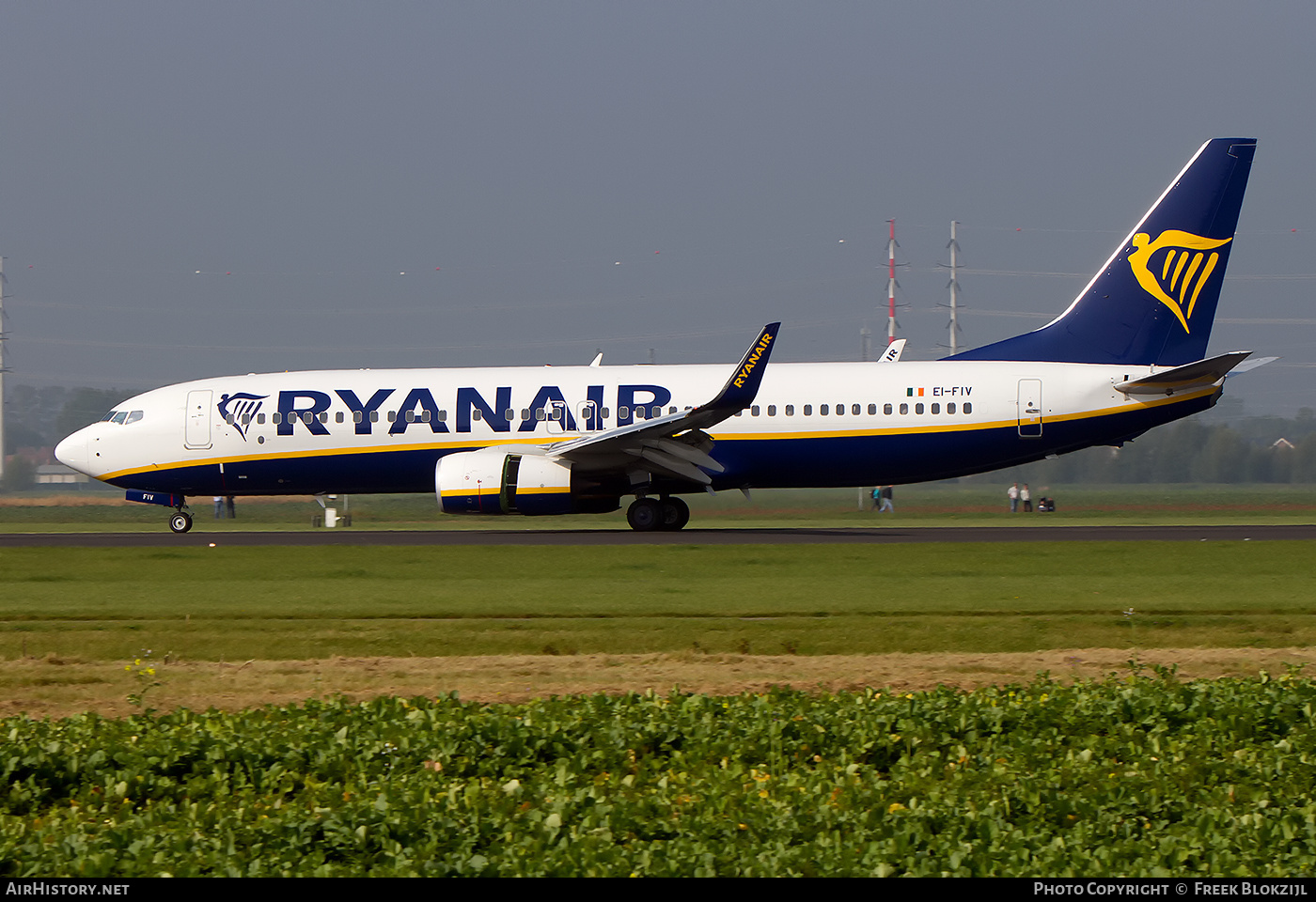 Aircraft Photo of EI-FIV | Boeing 737-8AS | Ryanair | AirHistory.net #584553