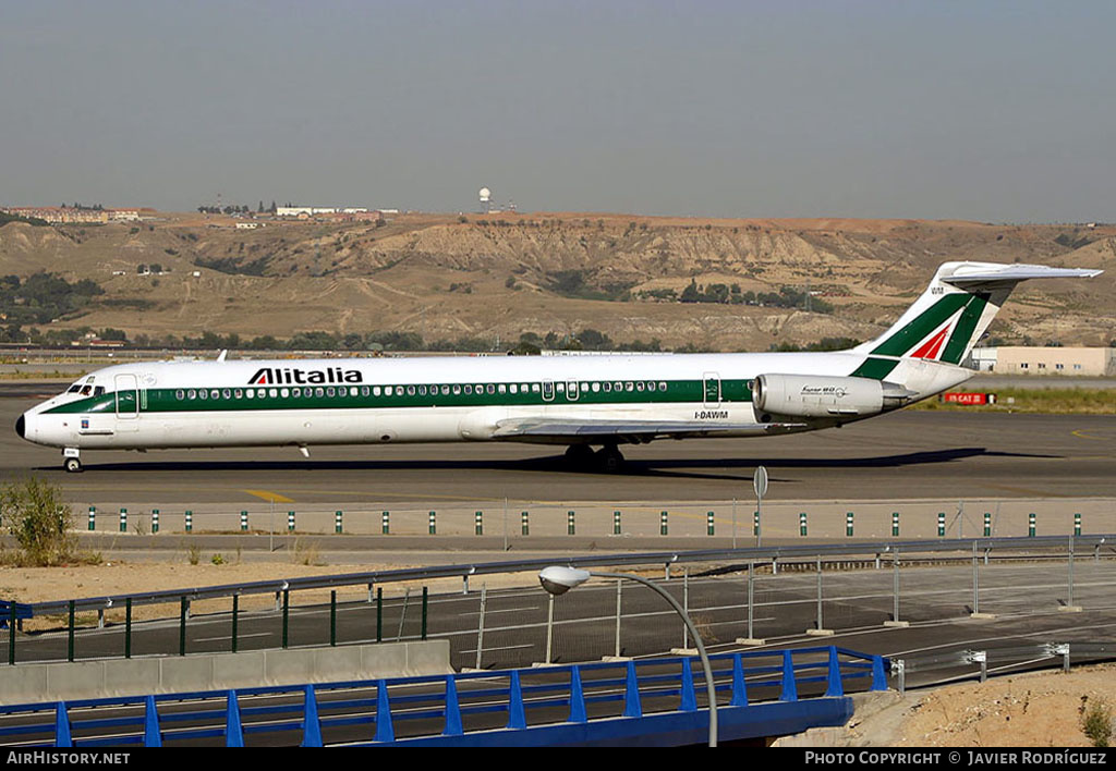 Aircraft Photo of I-DAWM | McDonnell Douglas MD-82 (DC-9-82) | Alitalia | AirHistory.net #584561