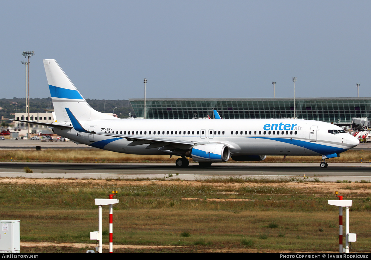 Aircraft Photo of SP-ENV | Boeing 737-8BK | Enter Air | AirHistory.net #584586