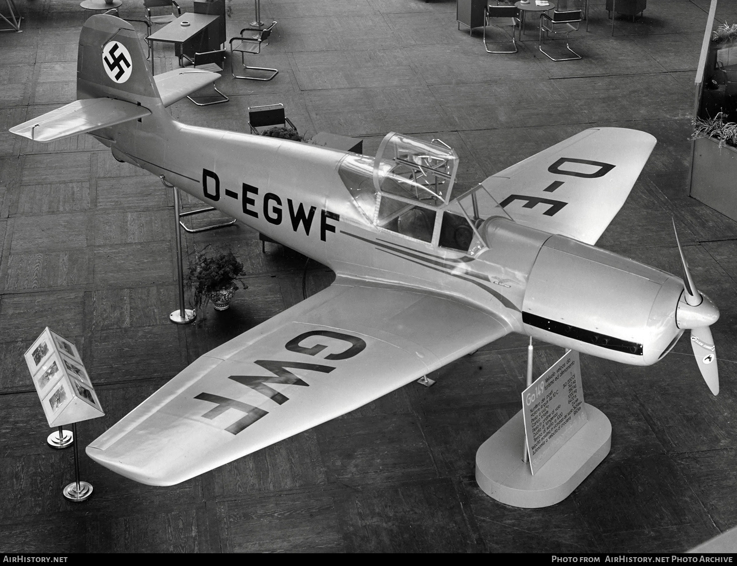 Aircraft Photo of D-EGWF | Gotha Go 149 V1 | AirHistory.net #584612