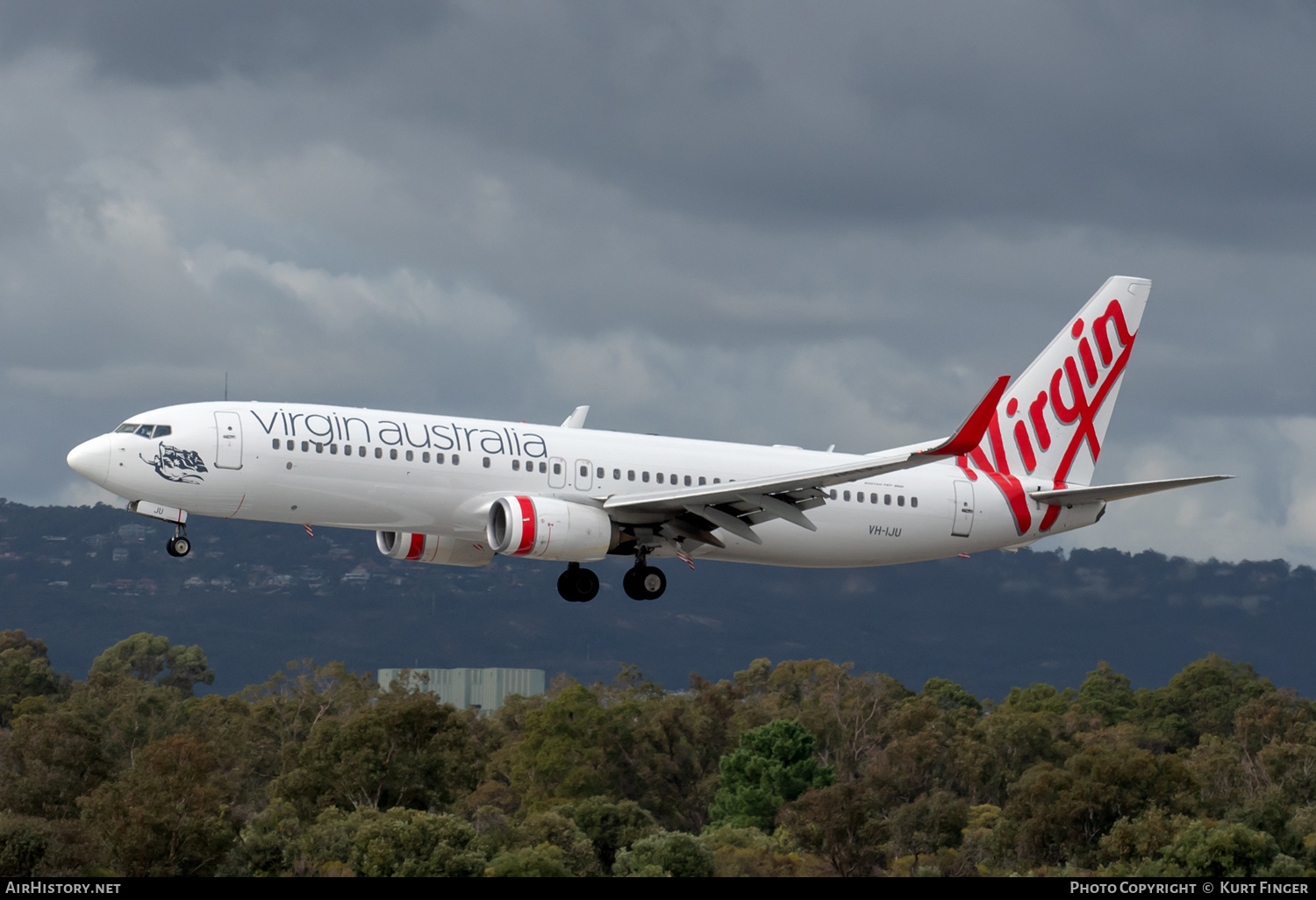 Aircraft Photo of VH-IJU | Boeing 737-8SA | Virgin Australia Airlines | AirHistory.net #584640