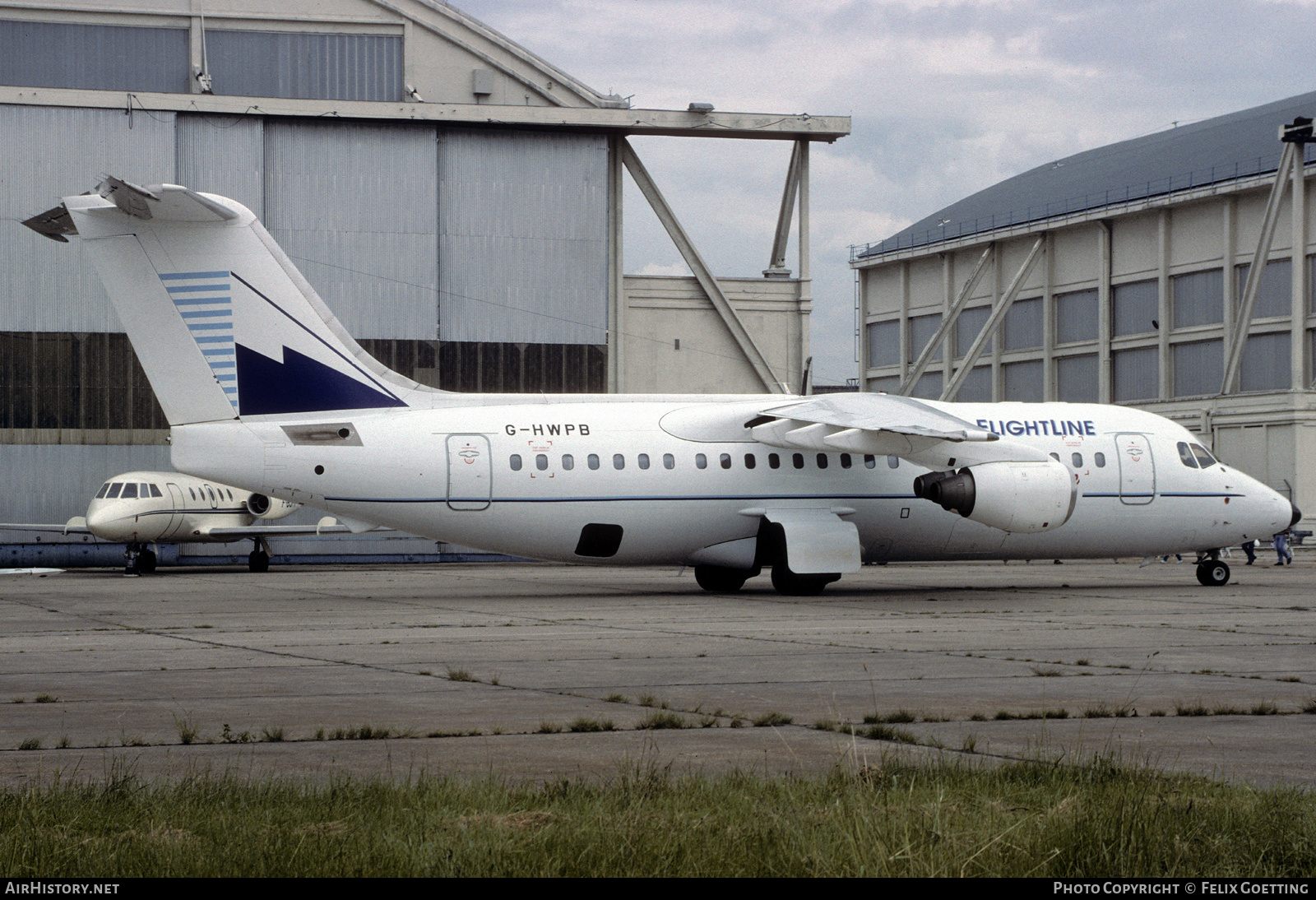 Aircraft Photo of G-HWPB | British Aerospace BAe-146-200 | Flightline | AirHistory.net #584655