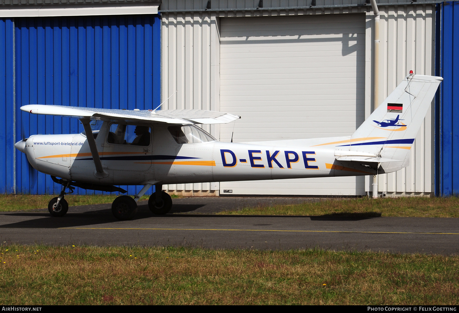 Aircraft Photo of D-EKPE | Reims F152 | LSV Bielefeld - Gütersloh | AirHistory.net #584666