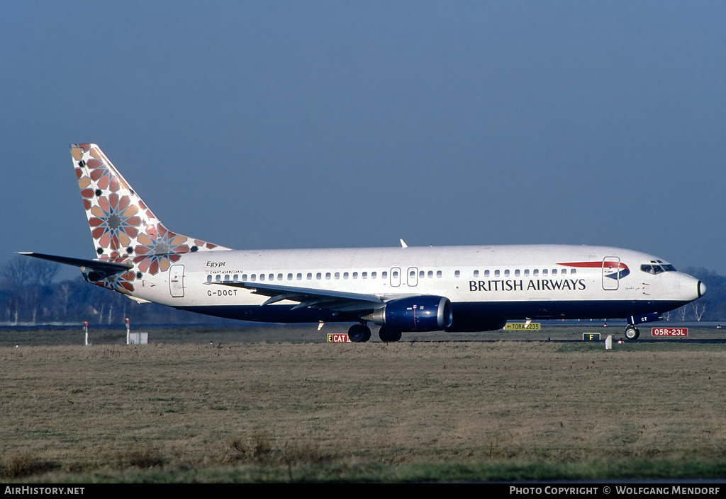 Aircraft Photo of G-DOCT | Boeing 737-436 | British Airways | AirHistory.net #584681