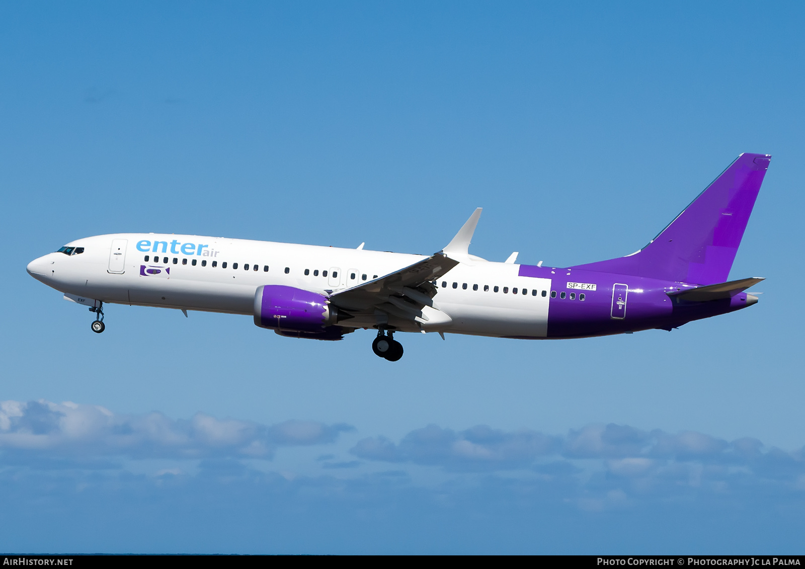Aircraft Photo of SP-EXF | Boeing 737-8 Max 8 | Enter Air | AirHistory.net #584690