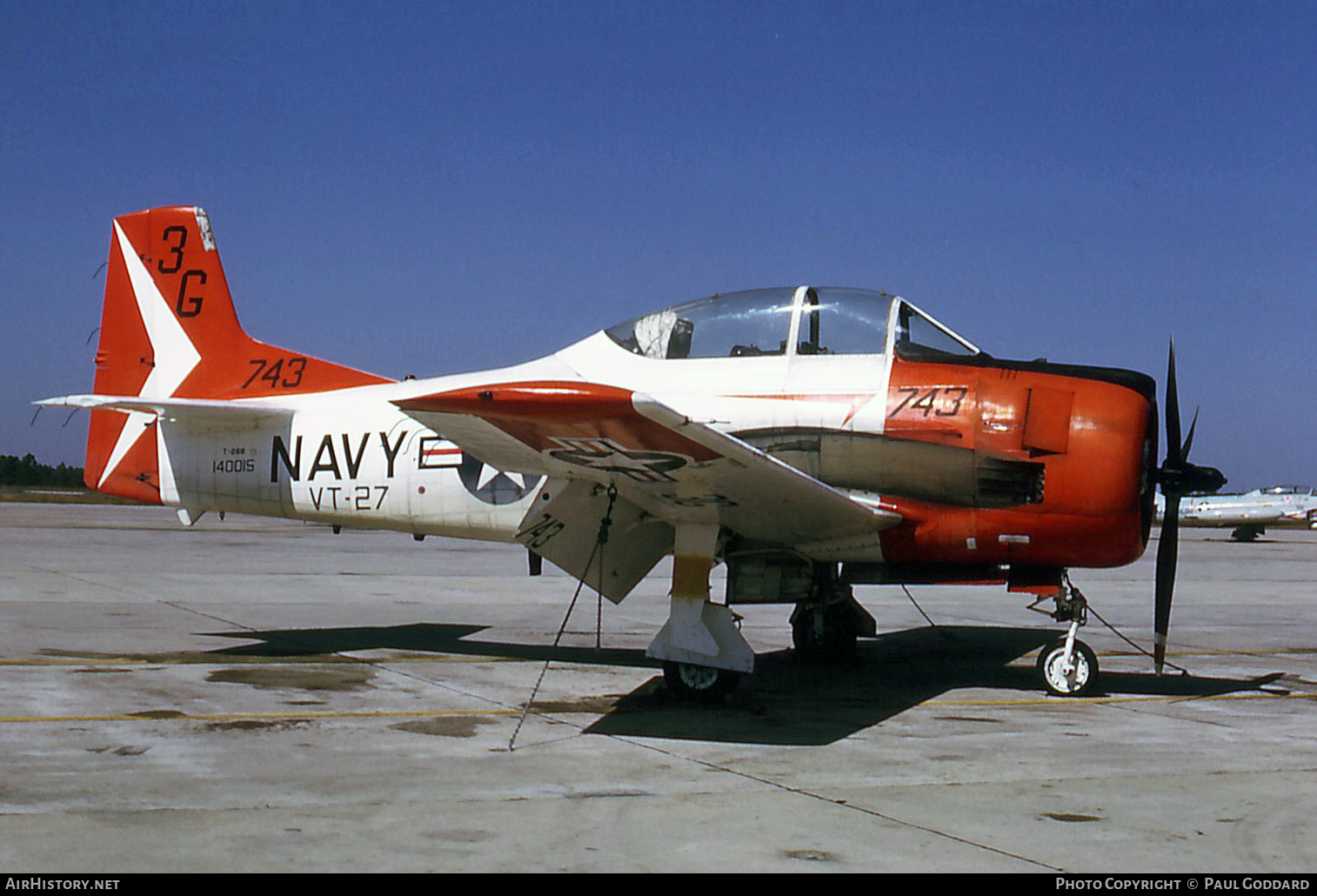 Aircraft Photo of 140015 | North American T-28B Trojan | USA - Navy | AirHistory.net #584696