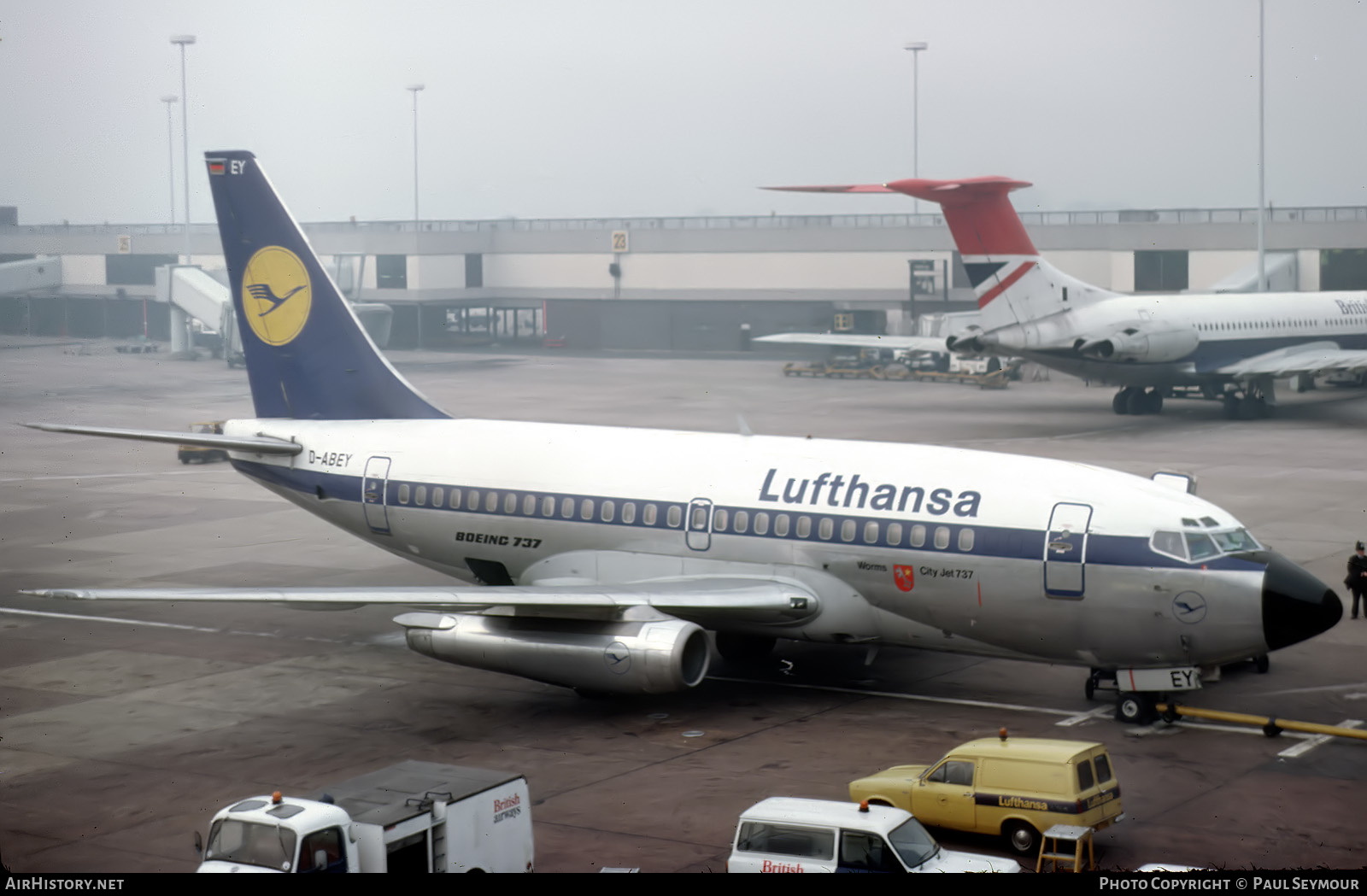 Aircraft Photo of D-ABEY | Boeing 737-130 | Lufthansa | AirHistory.net #584699