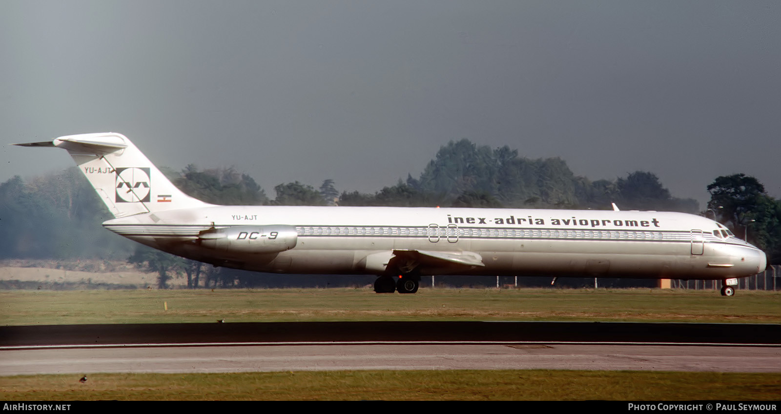 Aircraft Photo of YU-AJT | McDonnell Douglas DC-9-51 | Inex-Adria Airways | AirHistory.net #584715