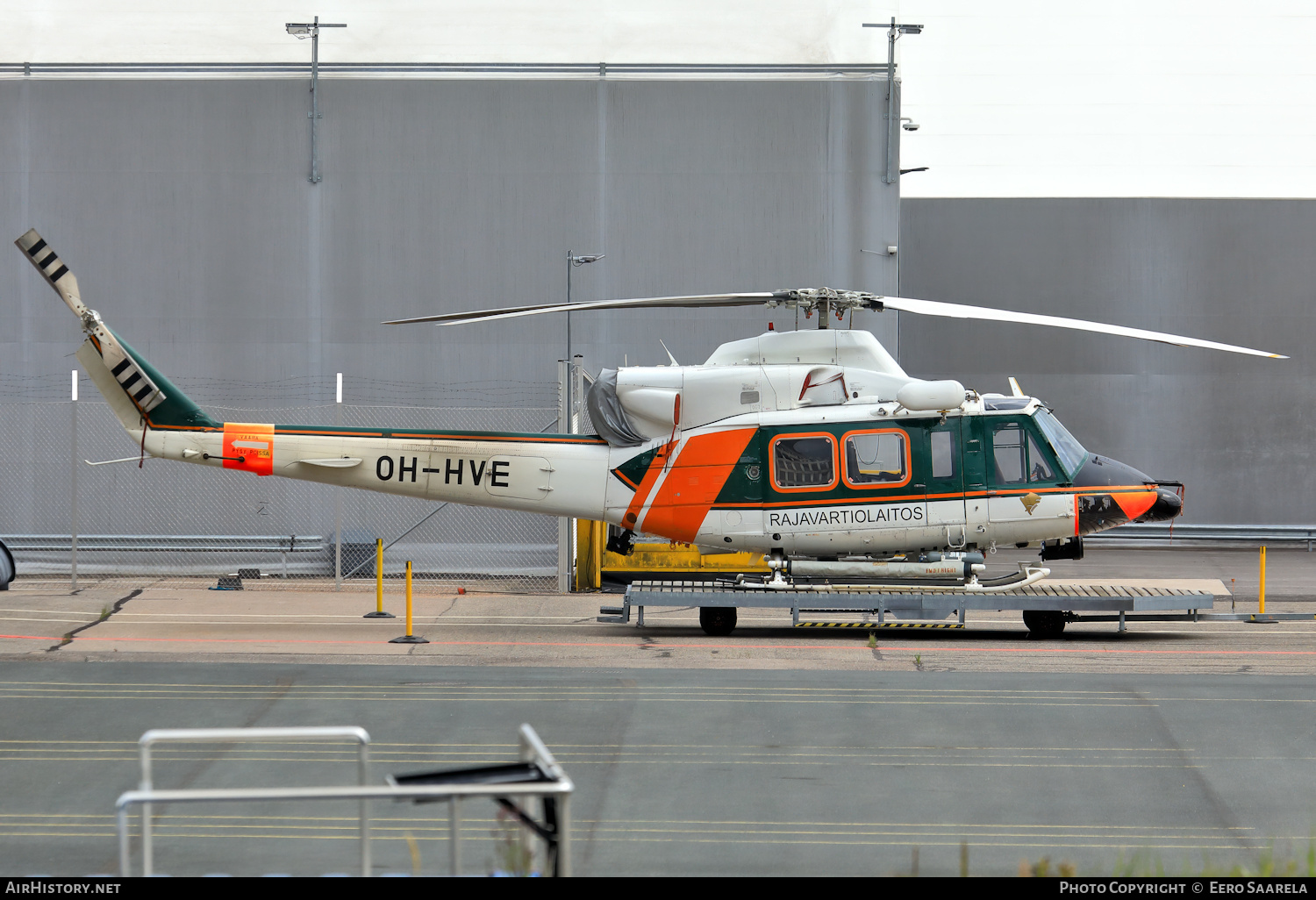 Aircraft Photo of OH-HVE | Agusta AB-412SP | Rajavartiolaitos - Finnish Border Guard | AirHistory.net #584723