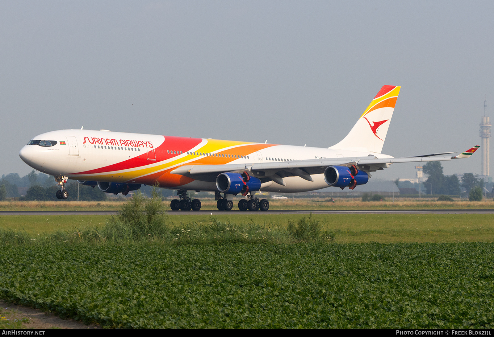 Aircraft Photo of PZ-TCW | Airbus A340-313 | Surinam Airways | AirHistory.net #584735