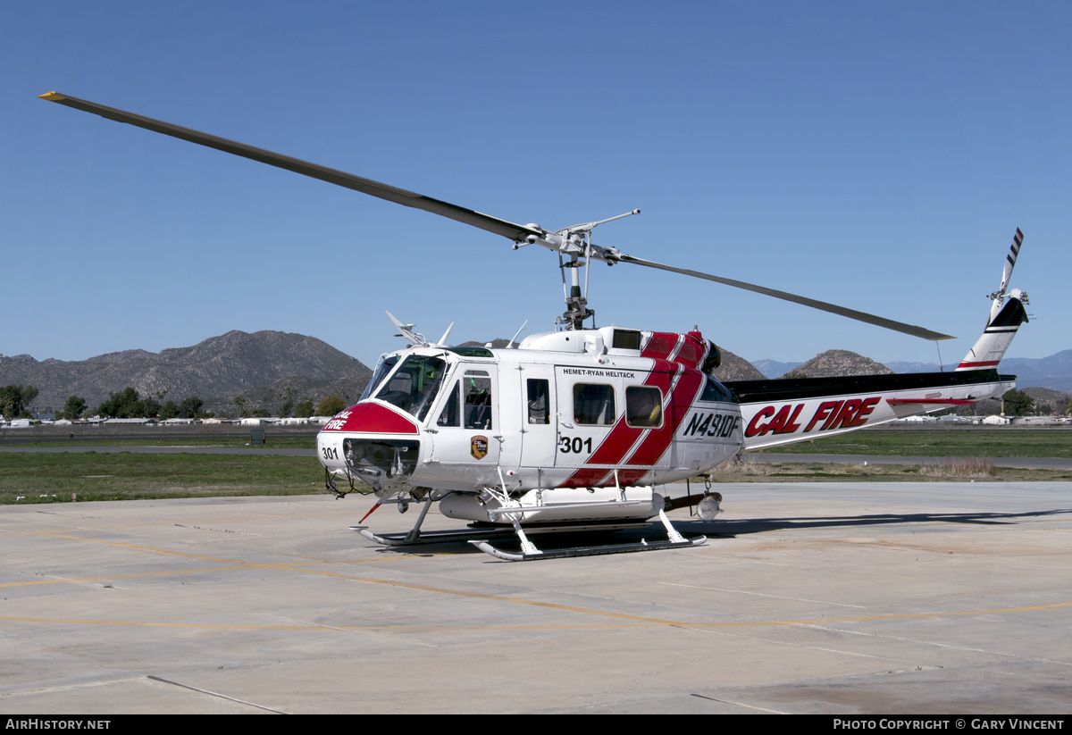 Aircraft Photo of N491DF | Bell EH-1H Iroquois | Cal Fire - California Department of Forestry & Fire Protection | AirHistory.net #584740