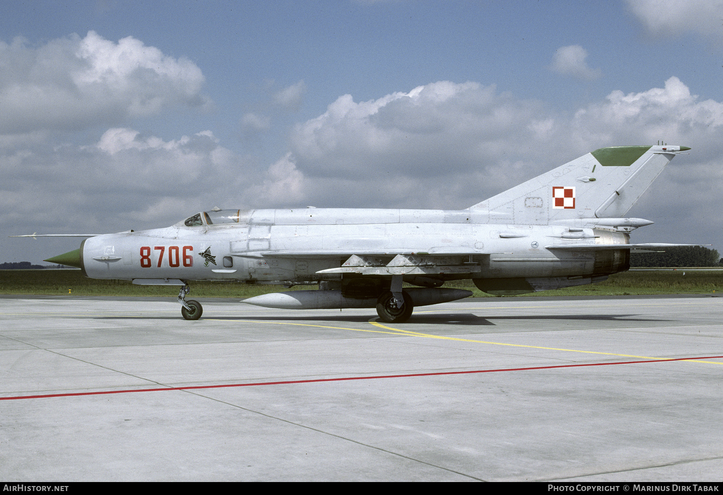 Aircraft Photo of 8706 | Mikoyan-Gurevich MiG-21MF | Poland - Air Force | AirHistory.net #584744