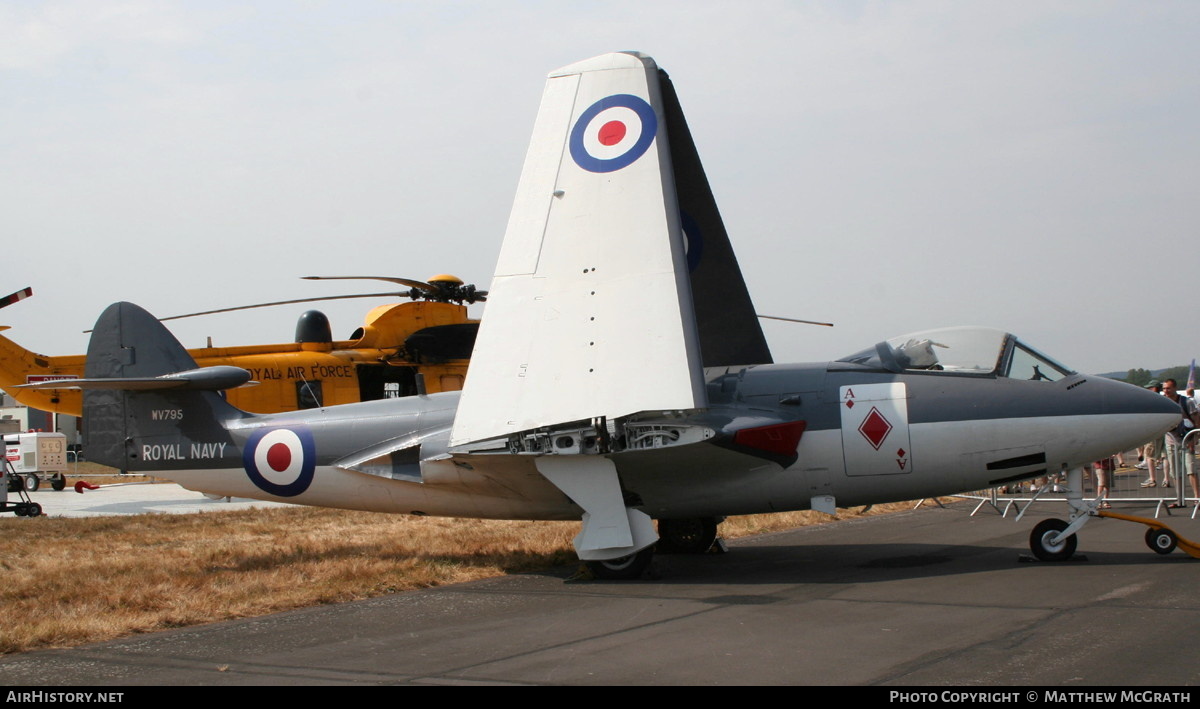 Aircraft Photo of WV795 | Hawker Sea Hawk FGA6 | UK - Navy | AirHistory.net #584756