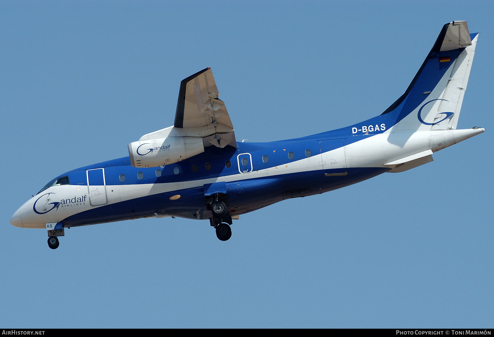 Aircraft Photo of D-BGAS | Dornier 328-300 328JET | Gandalf Airlines | AirHistory.net #584767