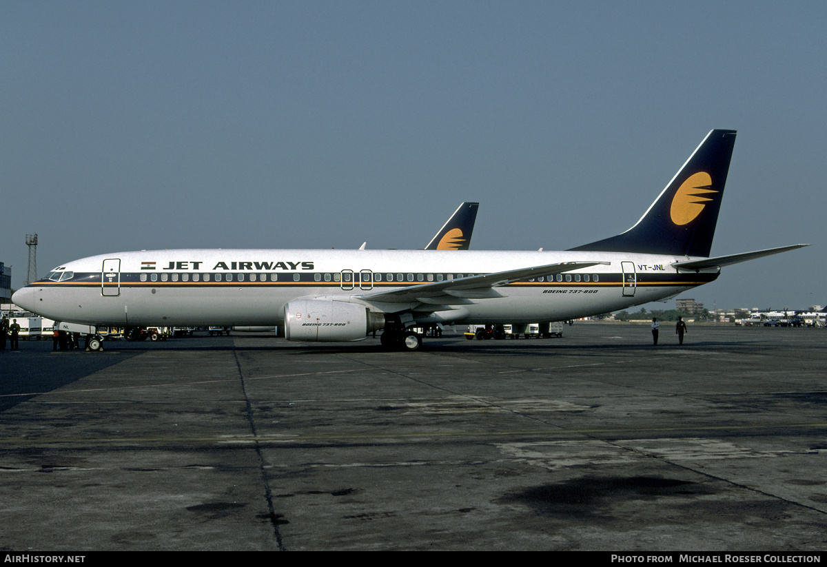 Aircraft Photo of VT-JNL | Boeing 737-85R | Jet Airways | AirHistory.net #584789