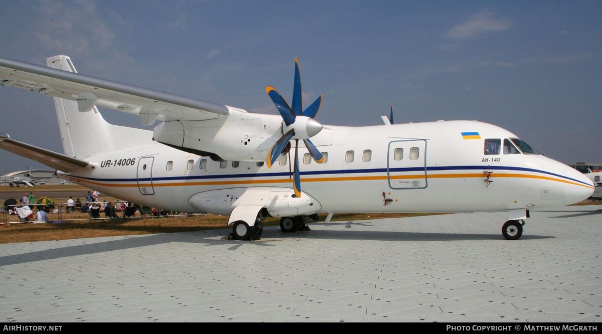 Aircraft Photo of UR-14006 | Antonov An-140 | AirHistory.net #584804